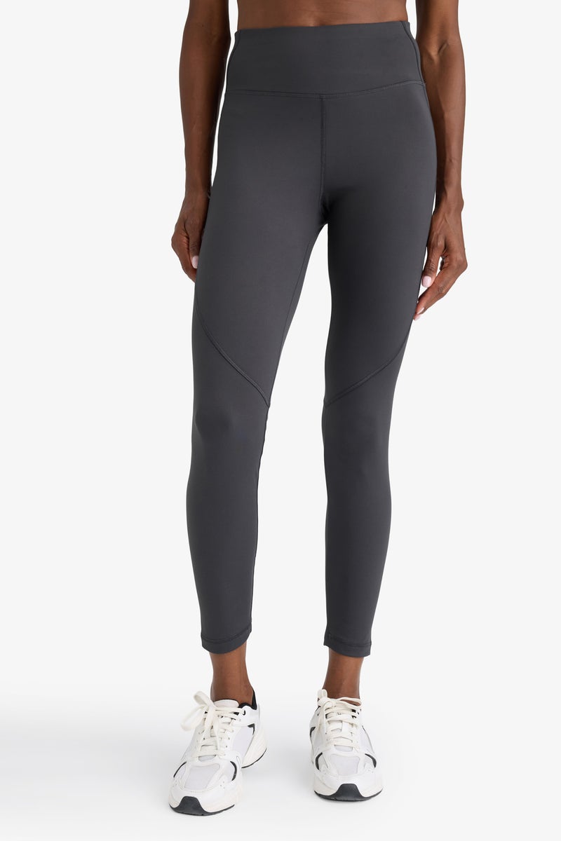 DeFacto Grey Woman DeFactoFit High Waist Soft Touch Premium Leggings Casual - Image 4